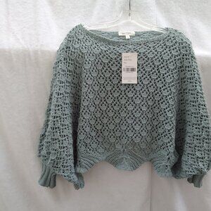 Bundle sunglasses&Jessica Simpson knit cropped sweater Chenille Dolman sleeve